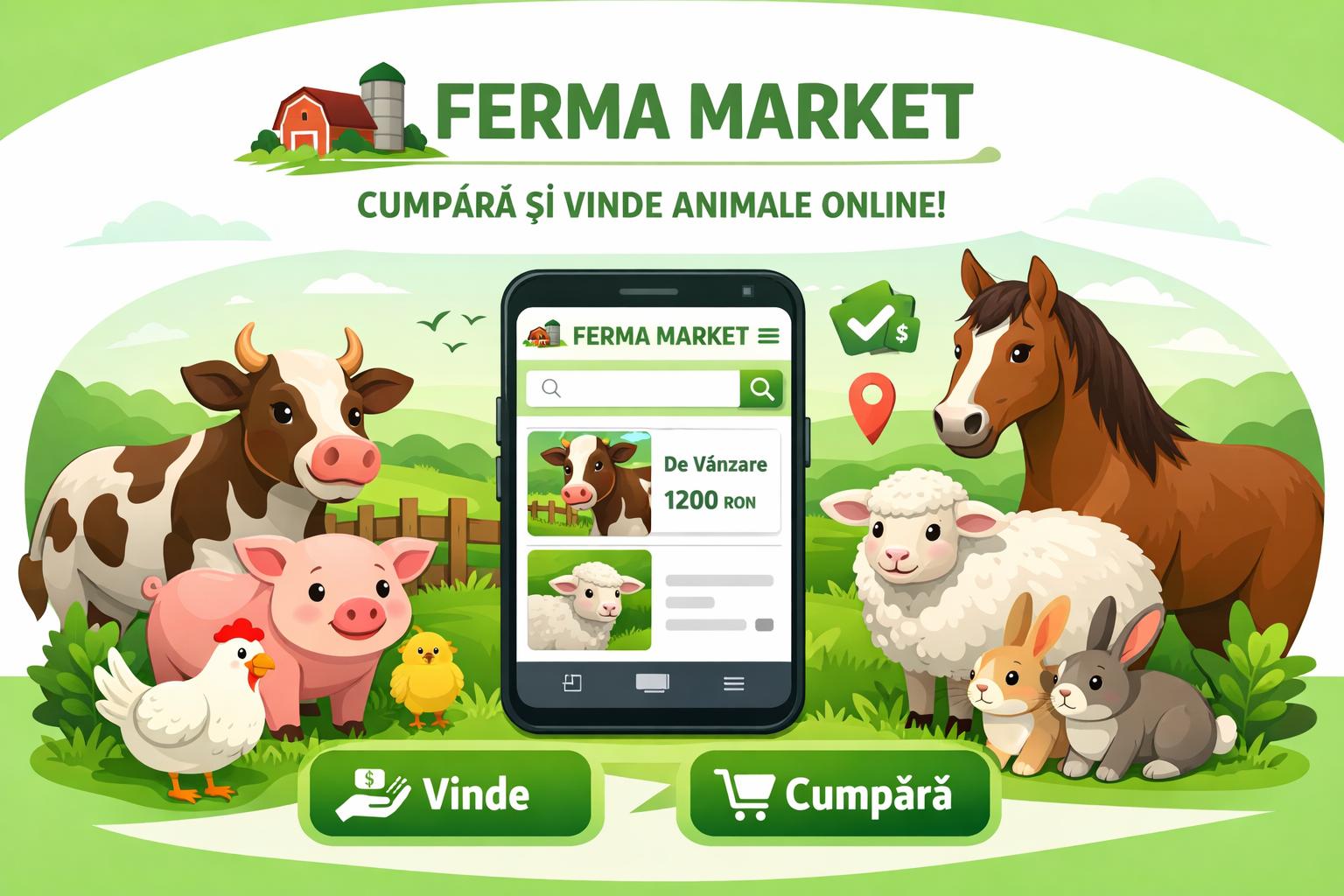 FermaMarket - Cumpără și vinde animale online